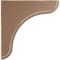 Ekena Millwork 1 3/4"W x 7 1/2"D x 7 1/2"H Eaton Wood Vintage Decor Bracket, Weathered Brown BKTWD02X08X08EABR - alternate 2